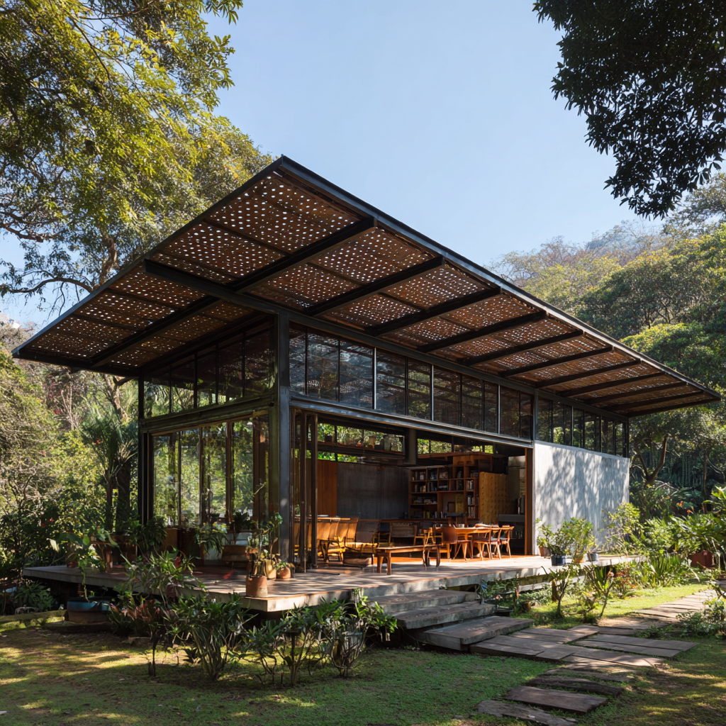 Como fazer uma cobertura em estrutura metálica