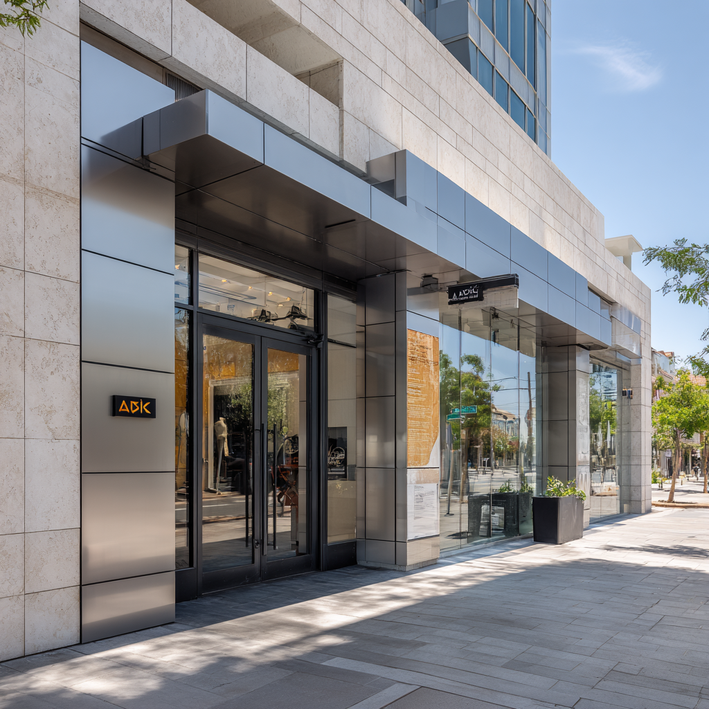 Por que você deve fazer suas fachadas de loja em ACM